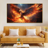 Spiritual Phoenix Vaastu Canvas Wall Paintings